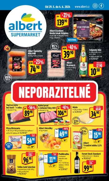 Leták Albert Supermarket - 29.5.2024 - 4.6.2024.