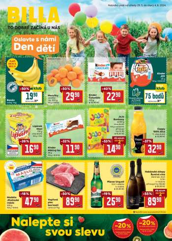 Leták BILLA - 29.5.2024 - 4.6.2024.
