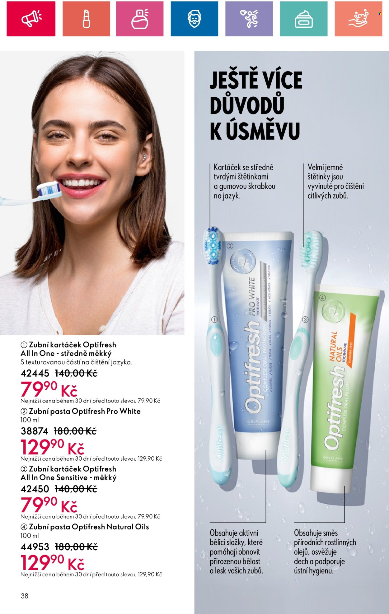 Leták ORIFLAME - 28.5.2024 - 17.6.2024. Strana 38