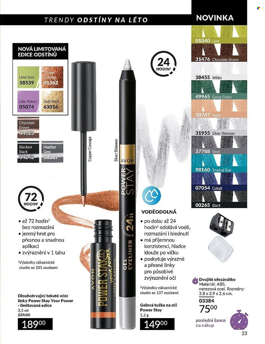 Leták AVON - 1.6.2024 - 30.6.2024. Strana 23