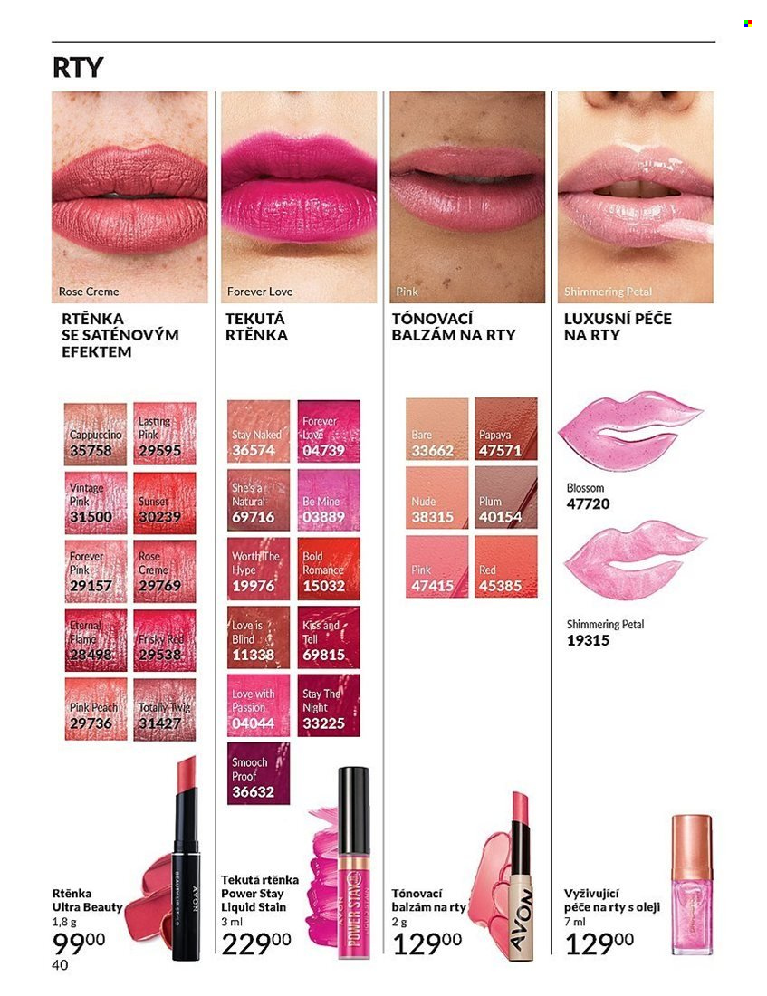 Leták AVON - 1.6.2024 - 30.6.2024. Strana 40