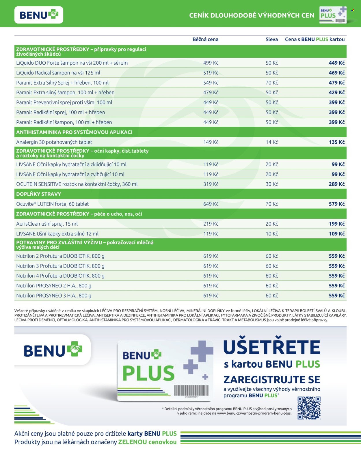 Leták BENU Lékárna - 1.6.2024 - 30.6.2024. Strana 7