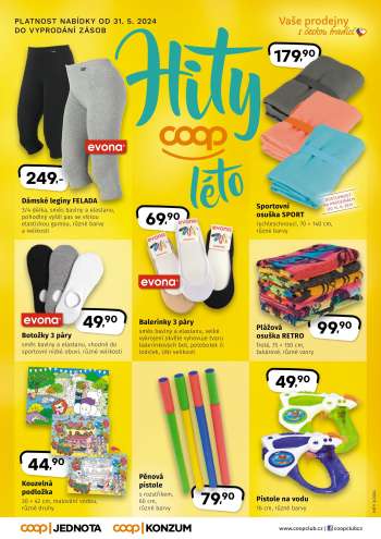 Leták coop JEDNOTA - 31.5.2024 - 4.8.2024.