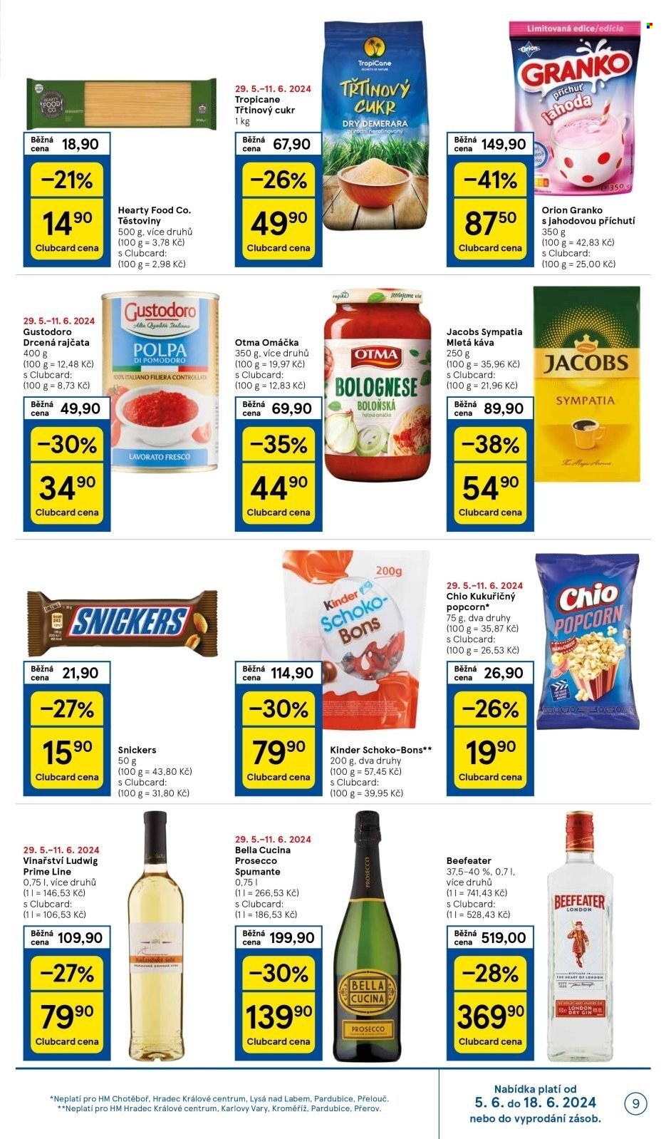 Leták TESCO - 5.6.2024 - 11.6.2024. Strana 9