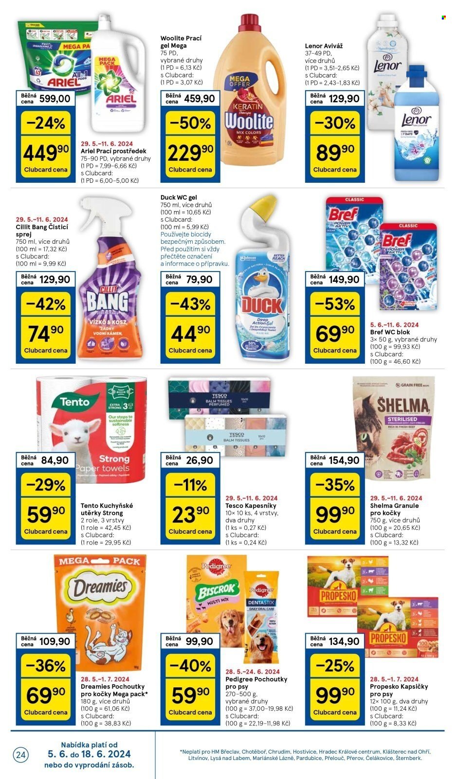 Leták TESCO - 5.6.2024 - 11.6.2024. Strana 24
