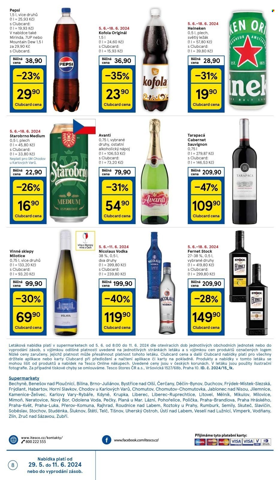 Leták TESCO supermarket - 5.6.2024 - 11.6.2024. Strana 8