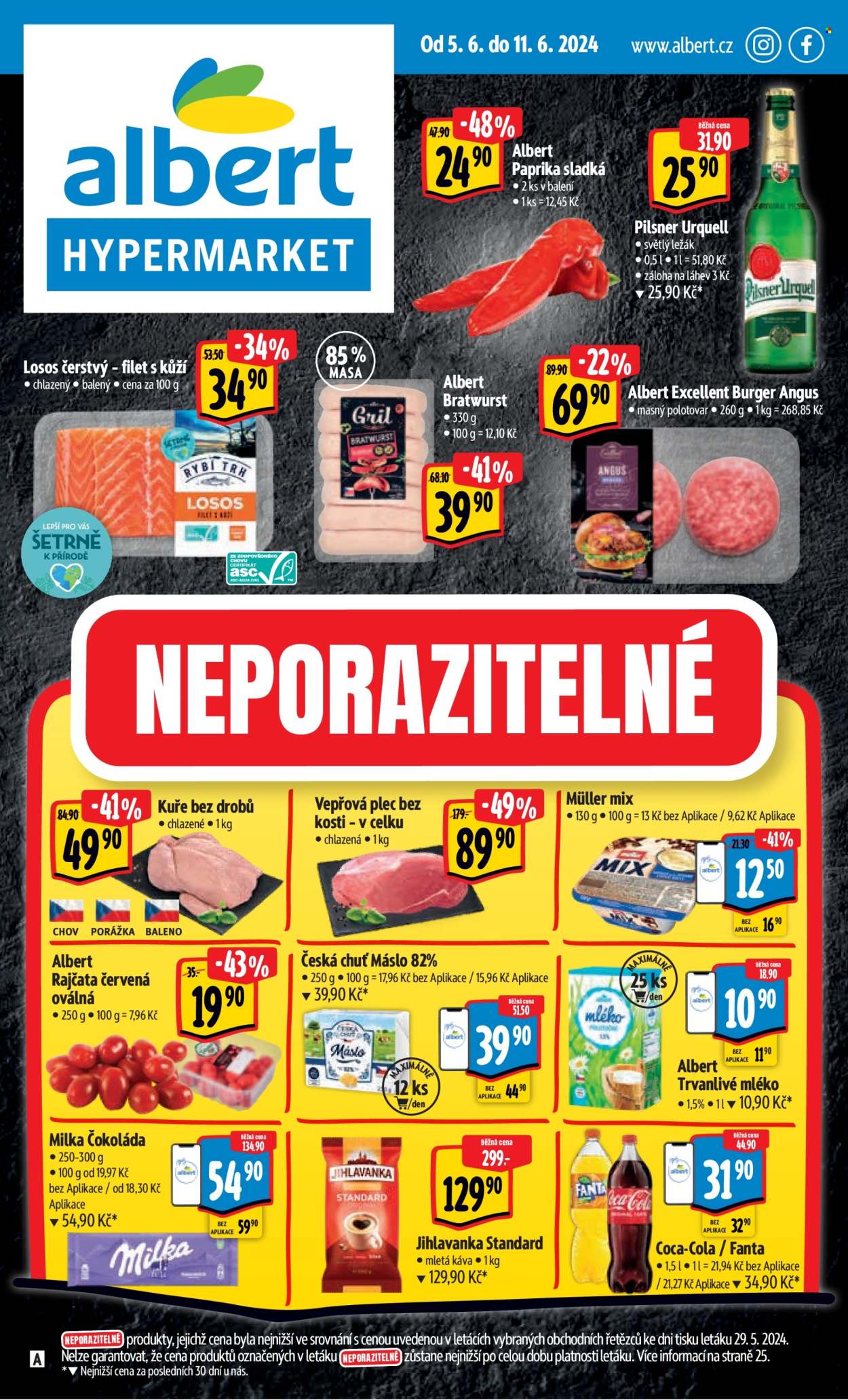 Leták Albert Hypermarket - 5.6.2024 - 11.6.2024. Strana 1