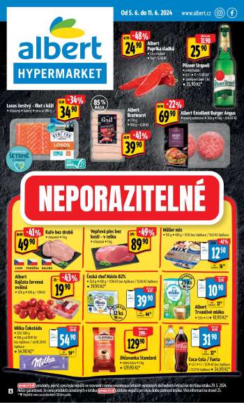 Leták Albert Hypermarket - 5.6.2024 - 11.6.2024.