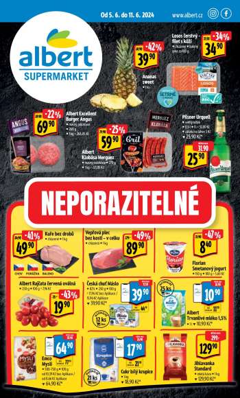 Leták Albert Supermarket - 5.6.2024 - 11.6.2024.