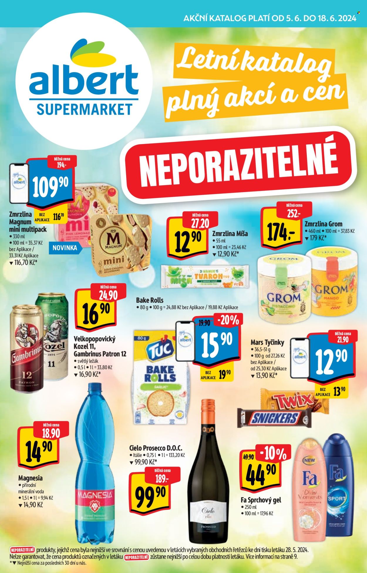 Leták Albert Supermarket - 5.6.2024 - 18.6.2024. Strana 1