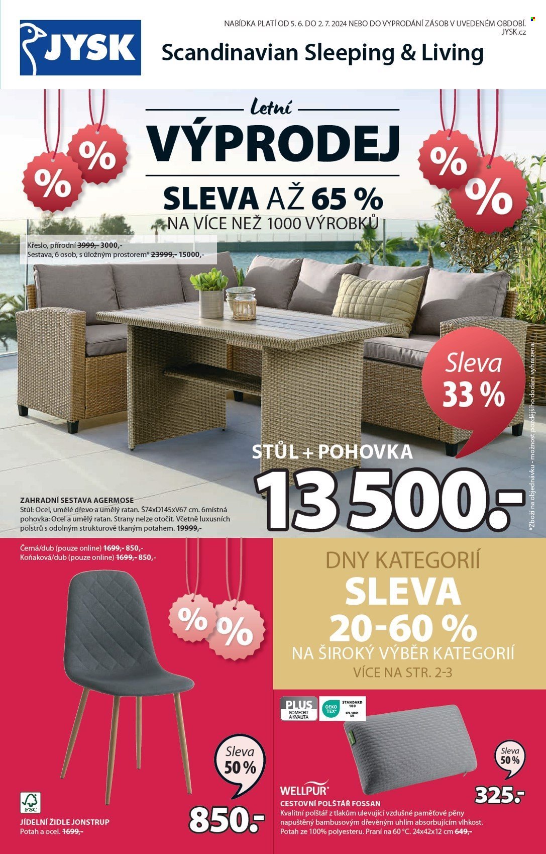 Leták JYSK - 5.6.2024 - 2.7.2024. Strana 2