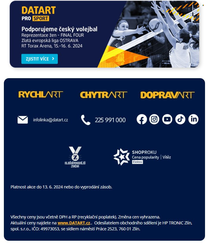Leták DATART - 6.6.2024 - 13.6.2024. Strana 6