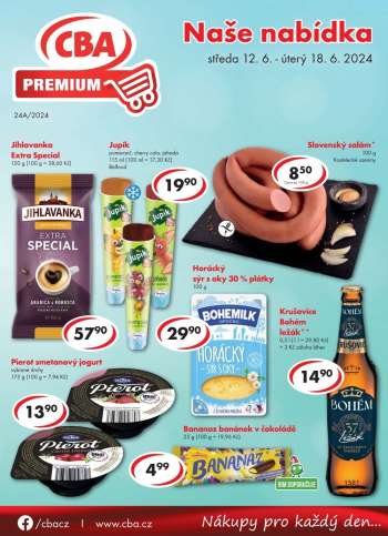Leták CBA Premium - 12.6.2024 - 18.6.2024.