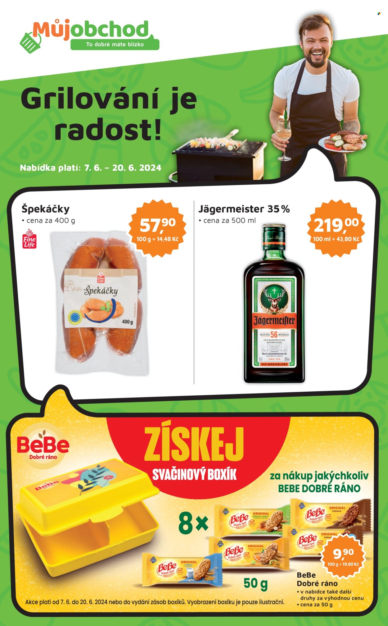 Leták Můj obchod - 7.6.2024 - 20.6.2024. Strana 1
