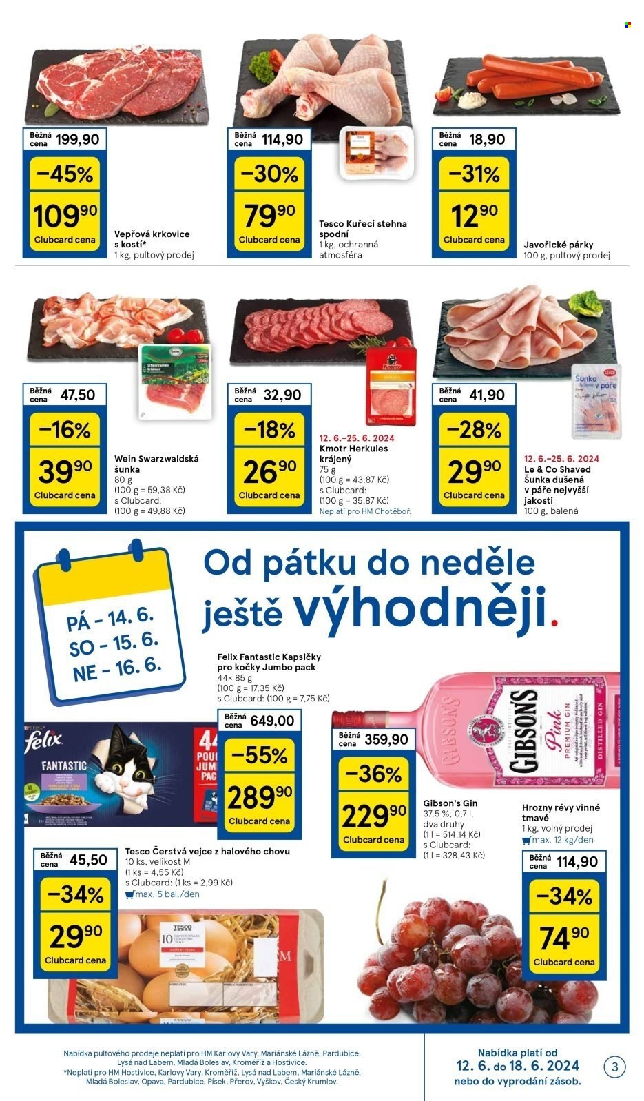 Leták TESCO - 12.6.2024 - 18.6.2024. Strana 3