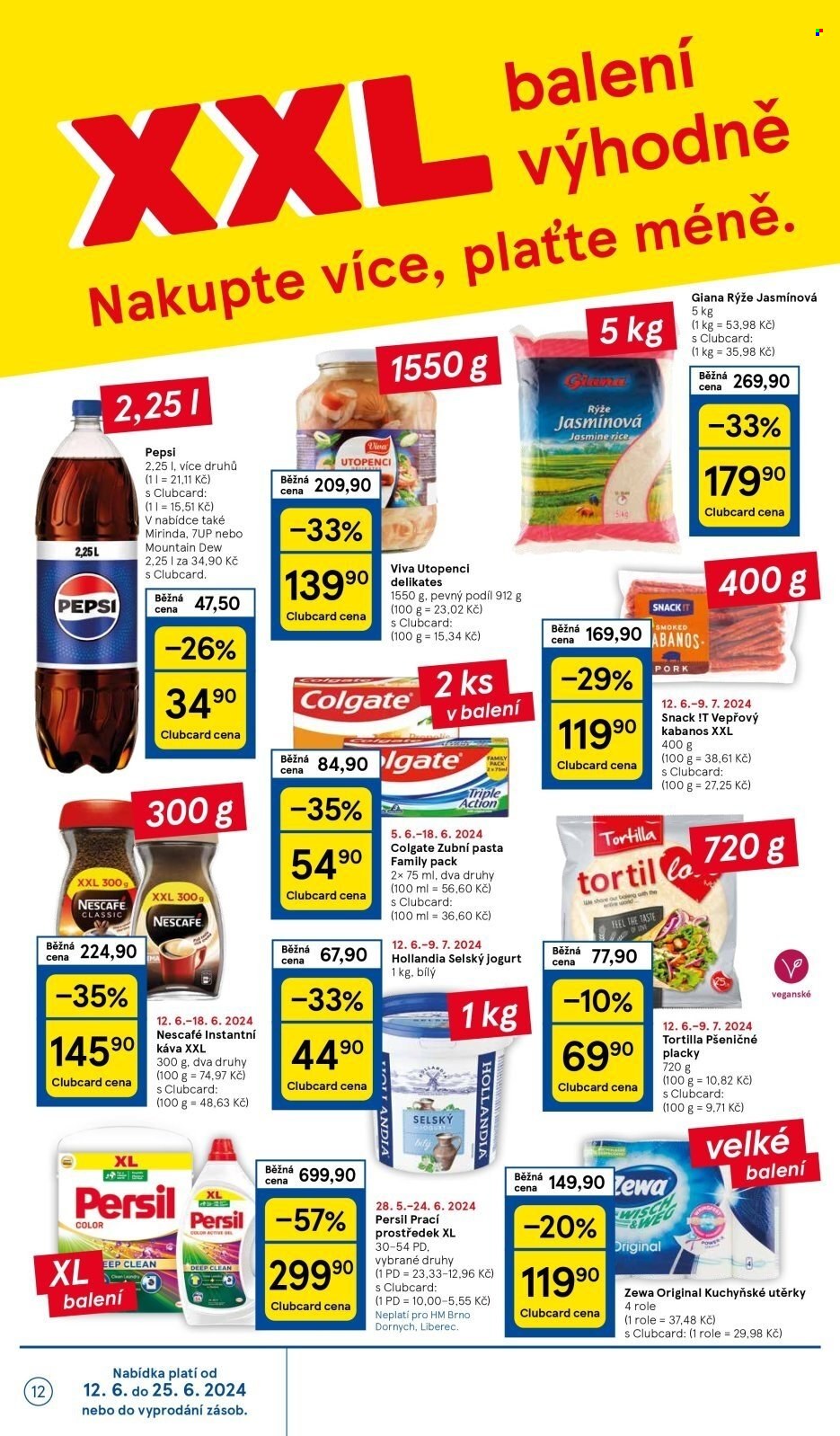 Leták TESCO - 12.6.2024 - 18.6.2024. Strana 12