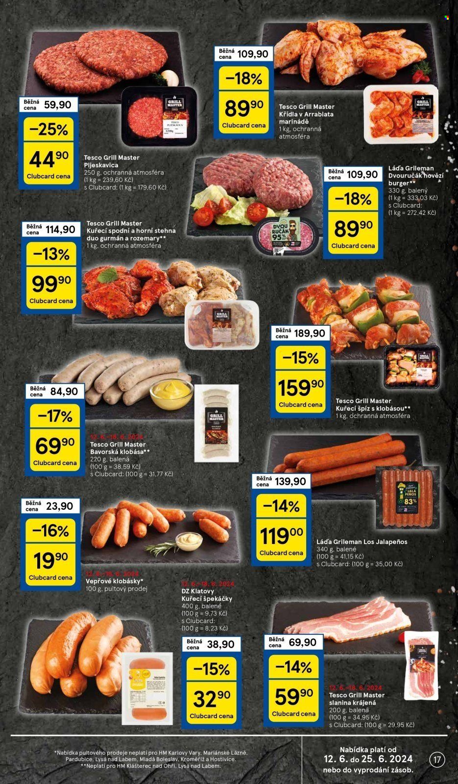 Leták TESCO - 12.6.2024 - 18.6.2024. Strana 17