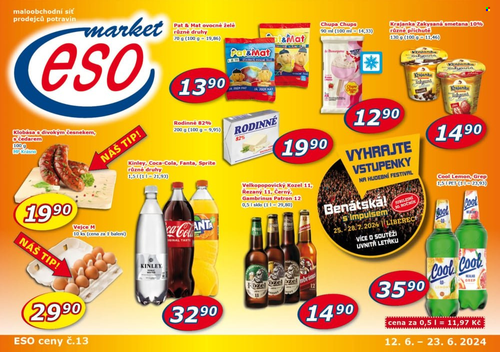 Leták ESO MARKET - 12.6.2024 - 23.6.2024. Strana 1