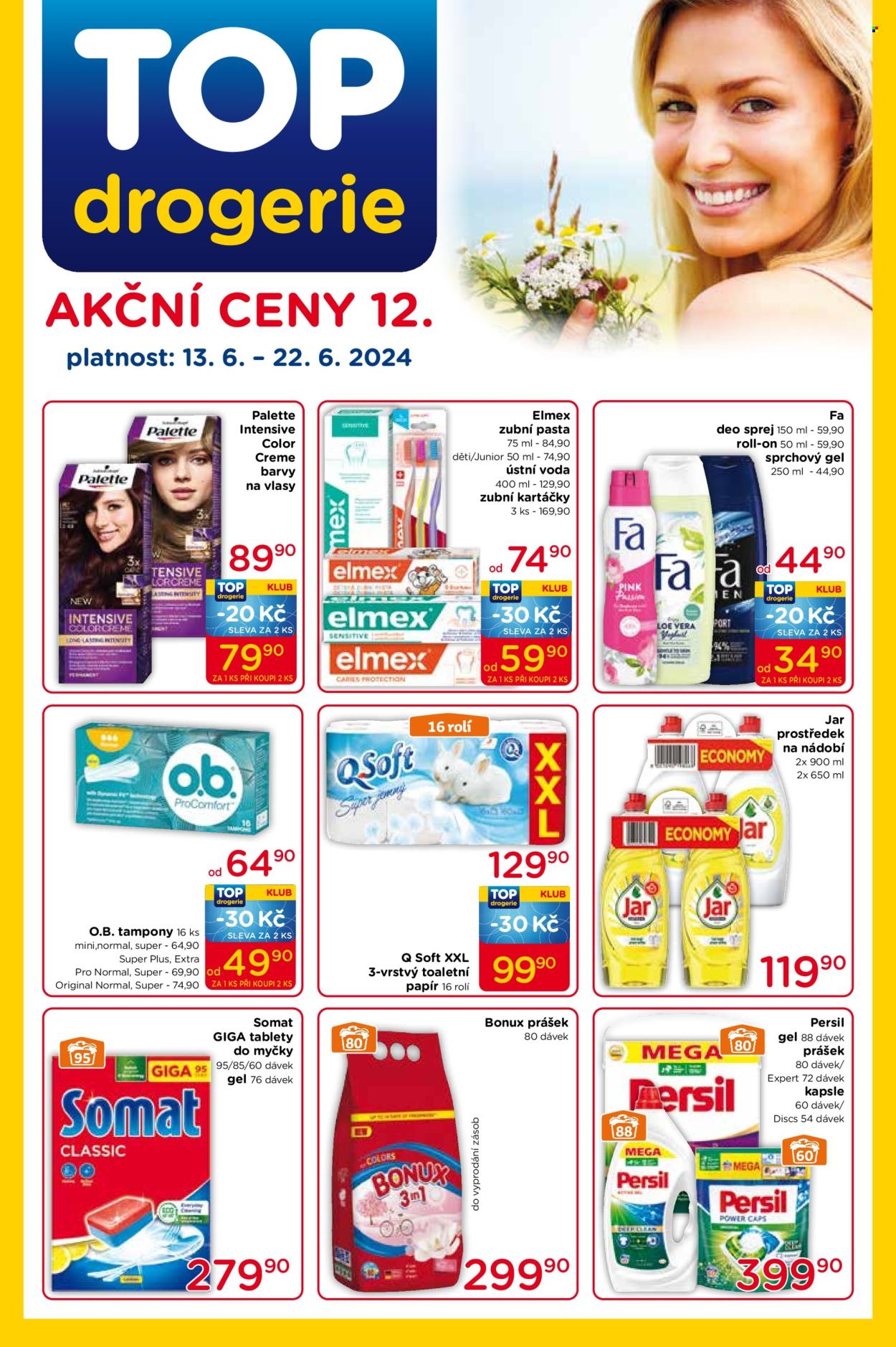 Leták TOP drogerie - 13.6.2024 - 22.6.2024. Strana 1
