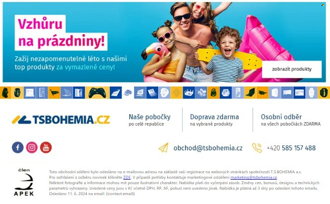 Leták T.S. BOHEMIA - 11.6.2024 - 13.6.2024. Strana 7