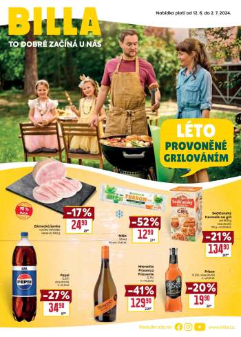 Leták BILLA - 12.6.2024 - 2.7.2024.