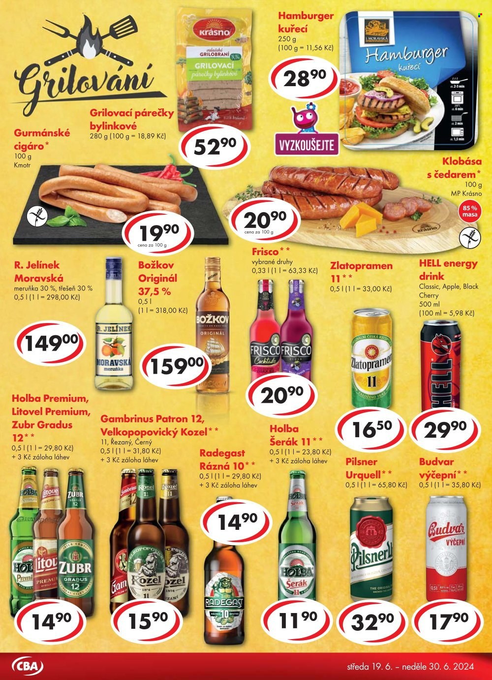 Leták CBA potraviny - 19.6.2024 - 30.6.2024. Strana 5