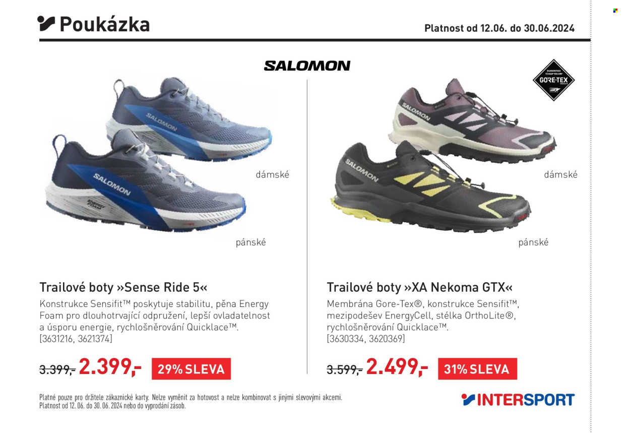 Leták INTERSPORT - 12.6.2024 - 30.6.2024. Strana 8