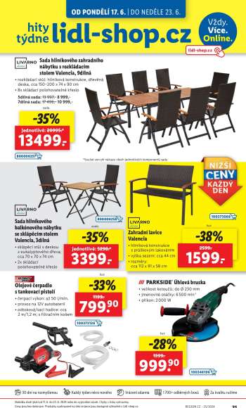 Leták Lidl - 17.6.2024 - 23.6.2024.