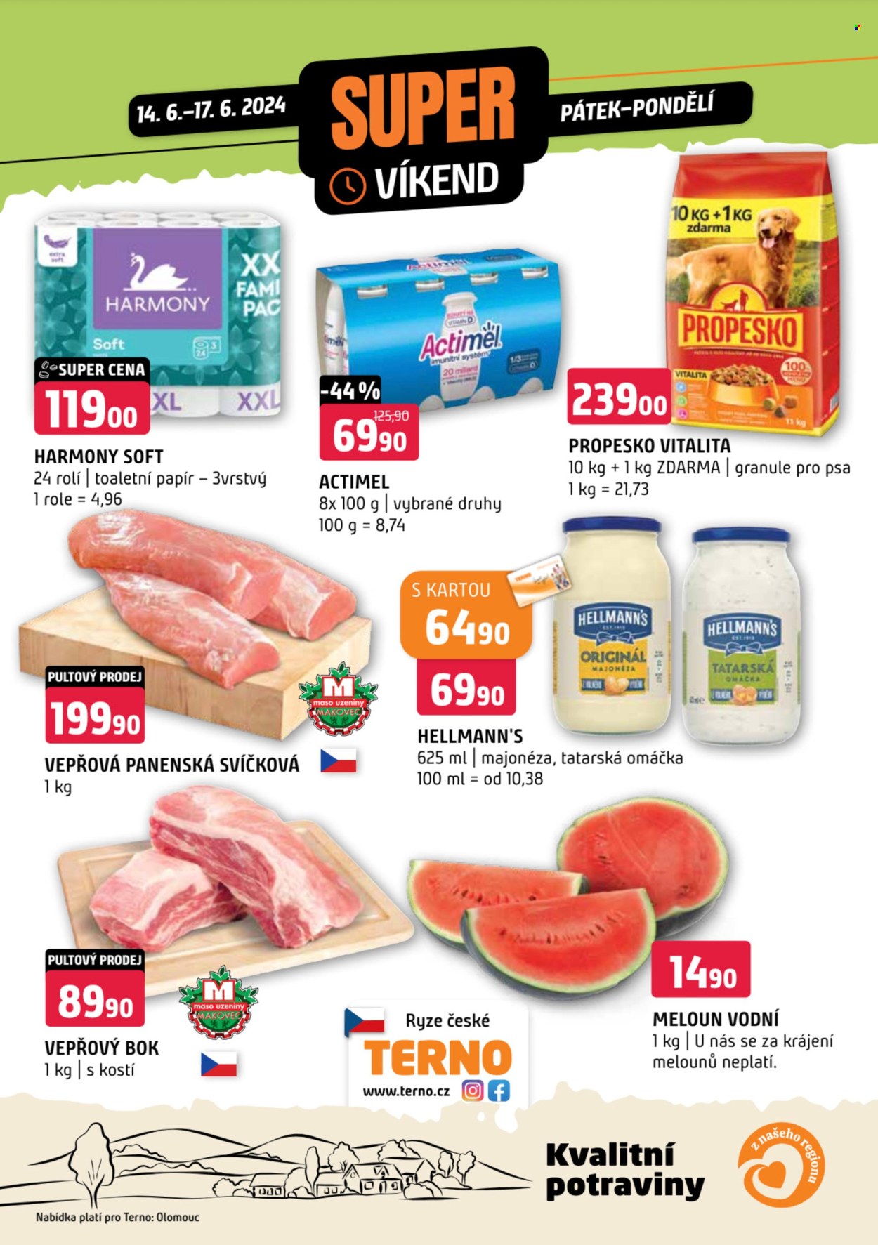 Leták coop TERNO - 14.6.2024 - 17.6.2024. Strana 1
