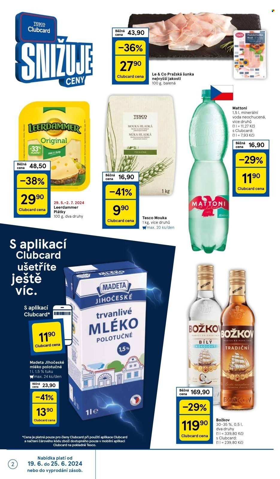 Leták TESCO supermarket - 19.6.2024 - 25.6.2024. Strana 2