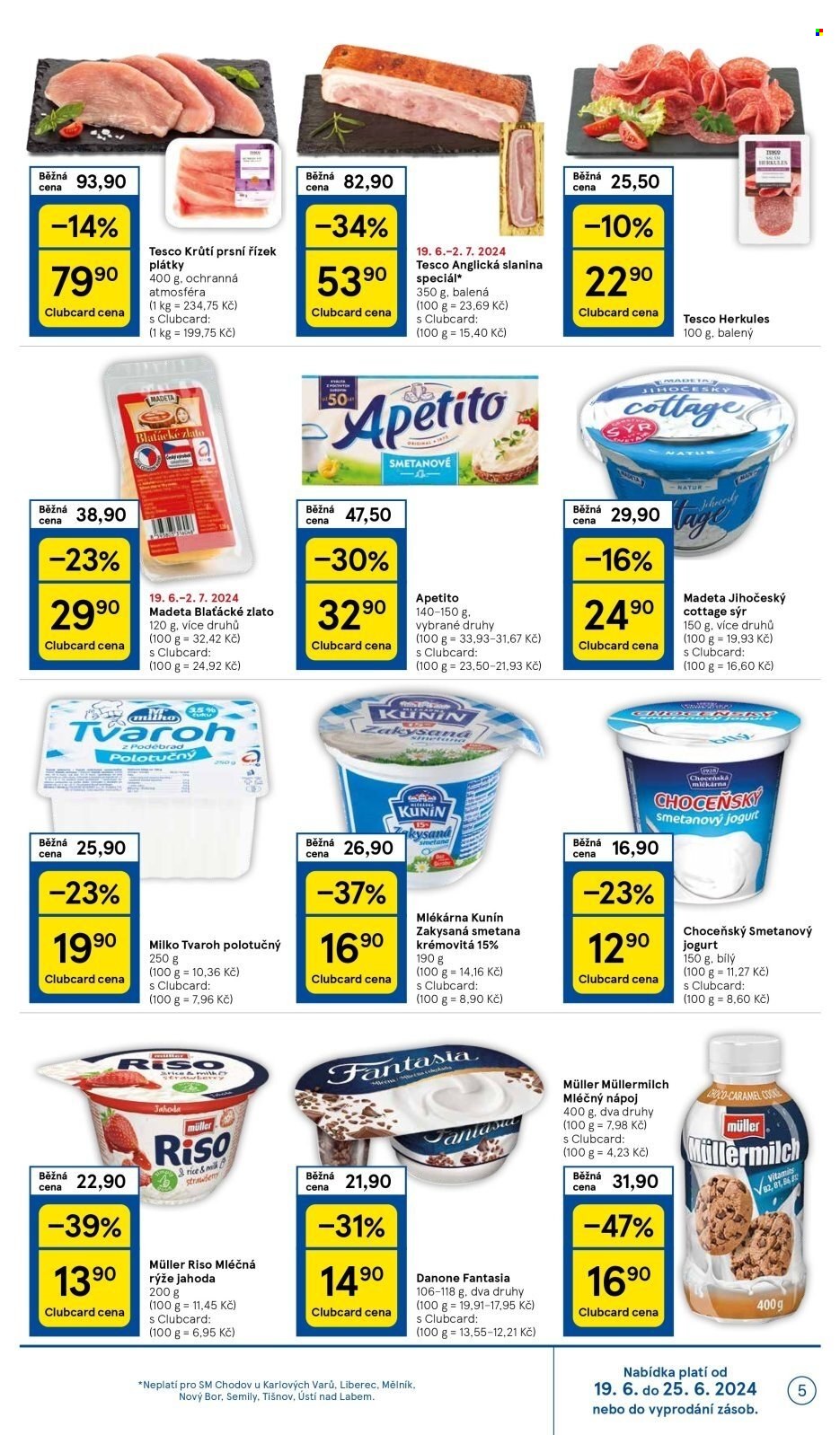 Leták TESCO supermarket - 19.6.2024 - 25.6.2024. Strana 5
