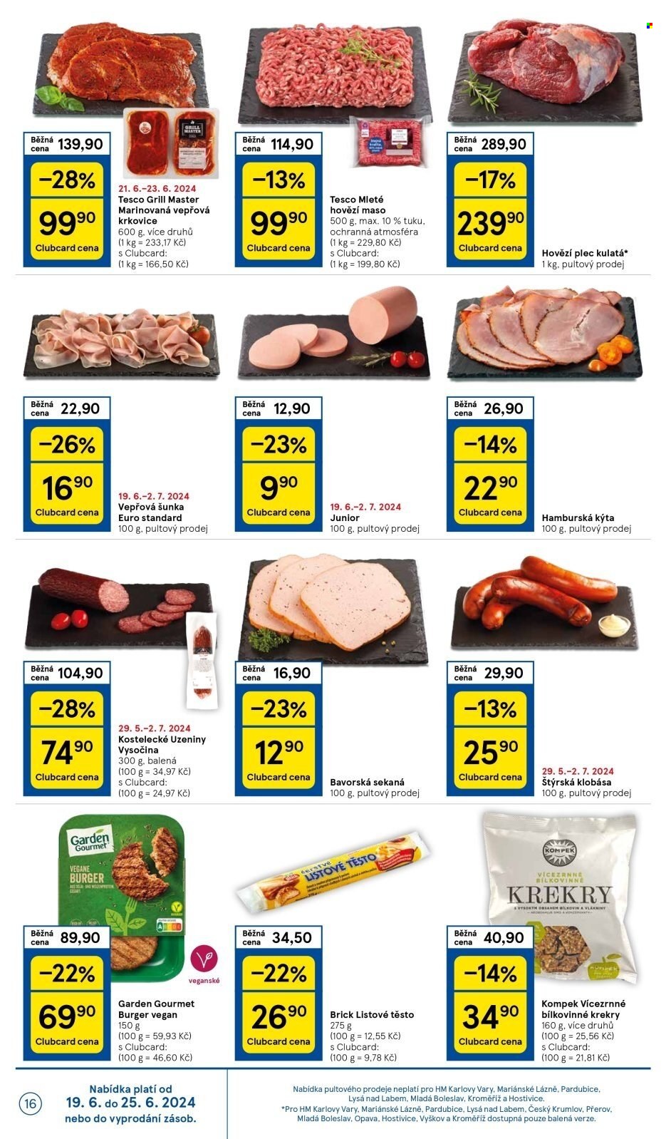 Leták TESCO - 19.6.2024 - 25.6.2024. Strana 16