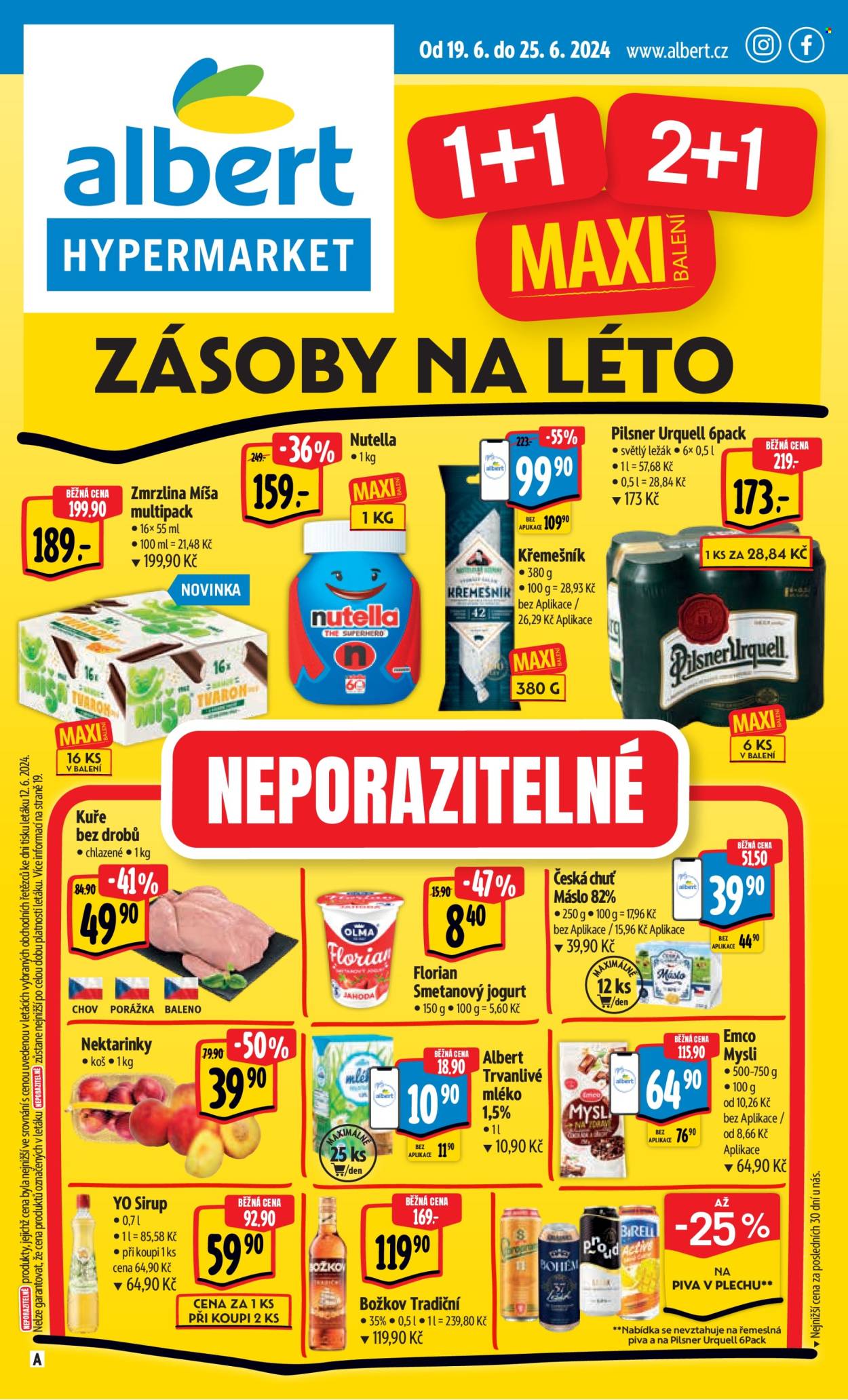 Leták Albert Hypermarket - 19.6.2024 - 25.6.2024. Strana 1