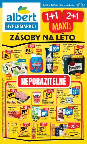 Leták Albert Hypermarket - 19.6.2024 - 25.6.2024.