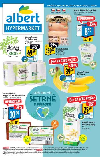 Leták Albert Hypermarket - 19.6.2024 - 2.7.2024.
