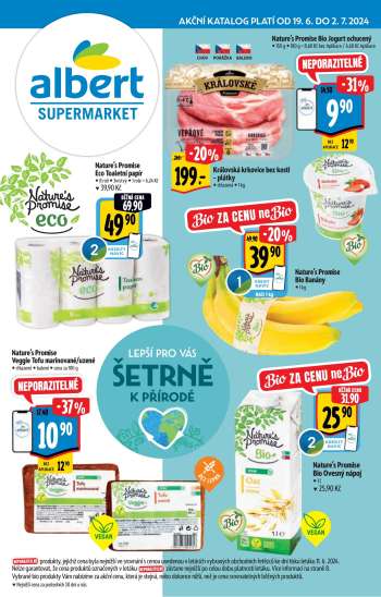Leták Albert Supermarket - 19.6.2024 - 2.7.2024.