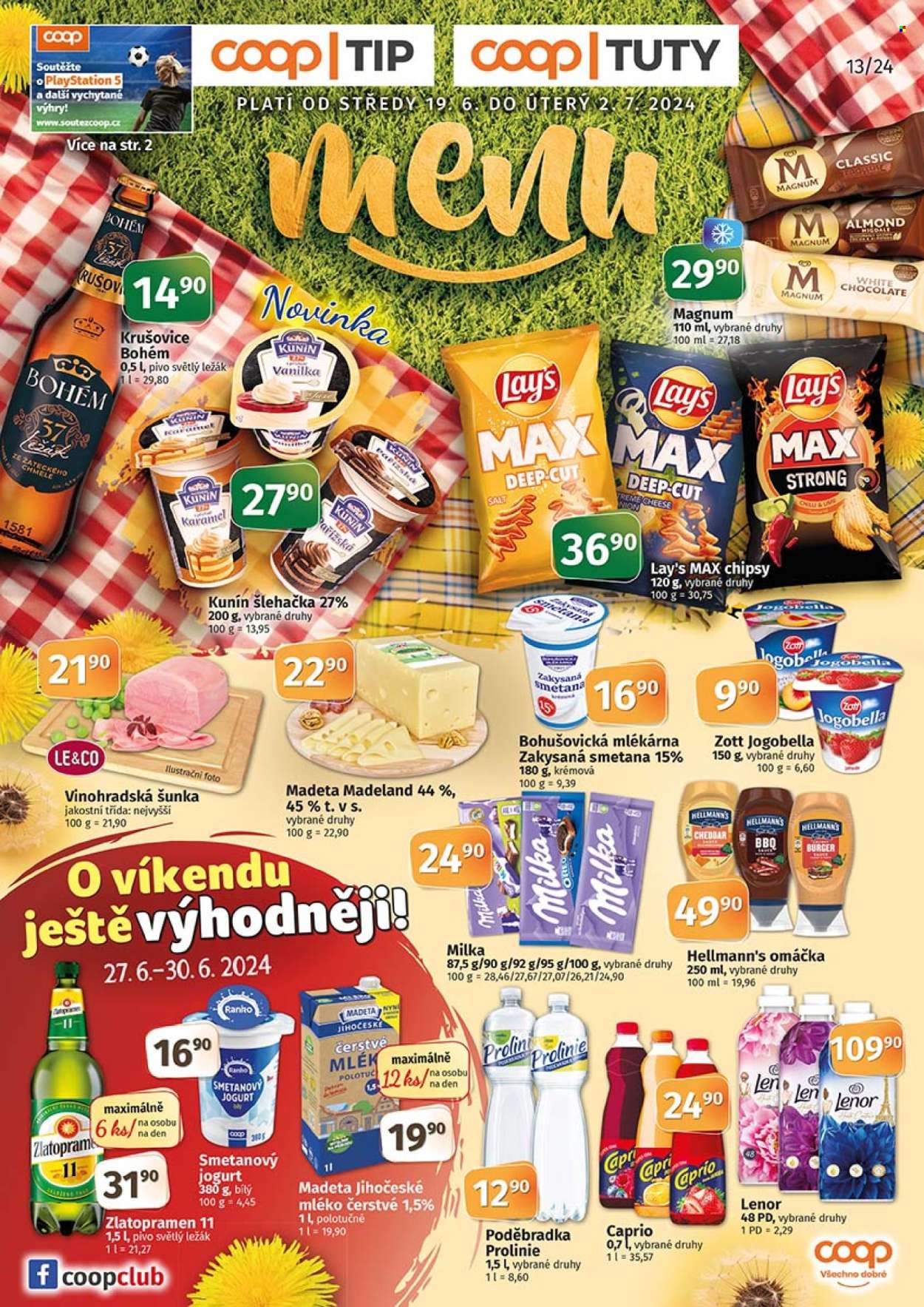 Leták coop TUTY - 19.6.2024 - 2.7.2024. Strana 1