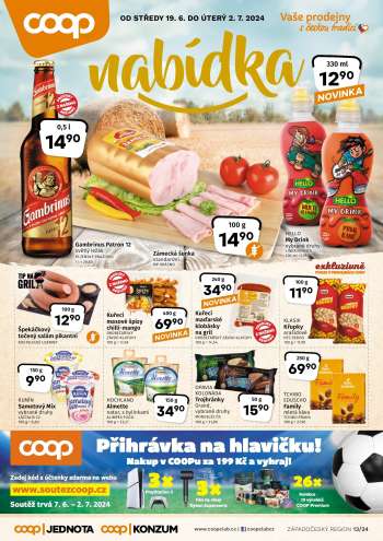 Leták coop JEDNOTA - 19.6.2024 - 2.7.2024.