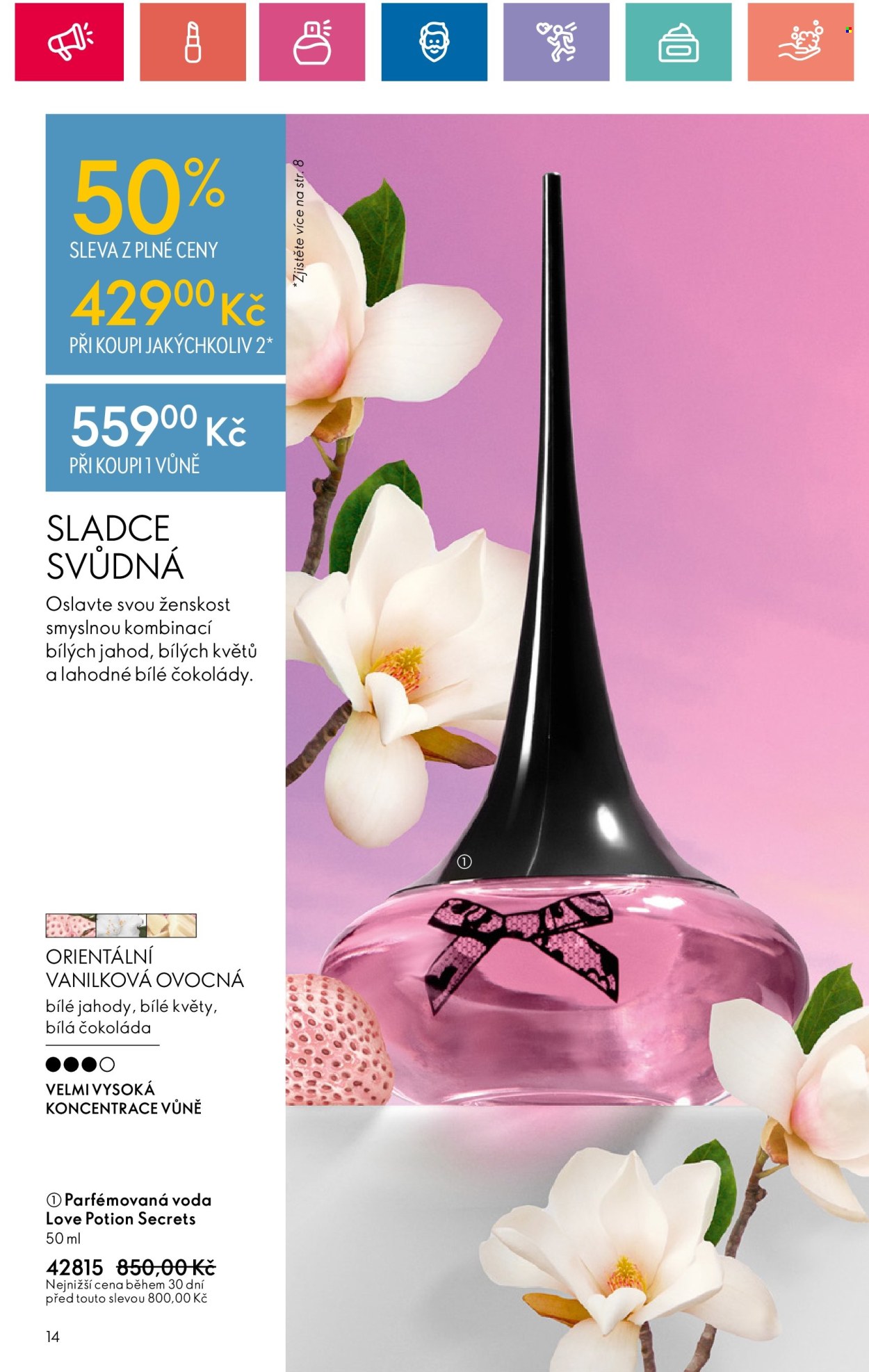 Leták ORIFLAME - 18.6.2024 - 8.7.2024. Strana 14