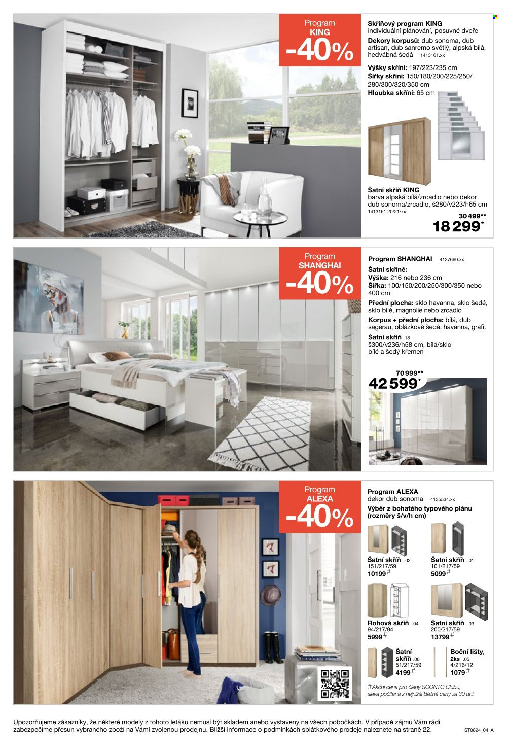 Leták SCONTO NÁBYTEK - 19.6.2024 - 16.7.2024. Strana 4