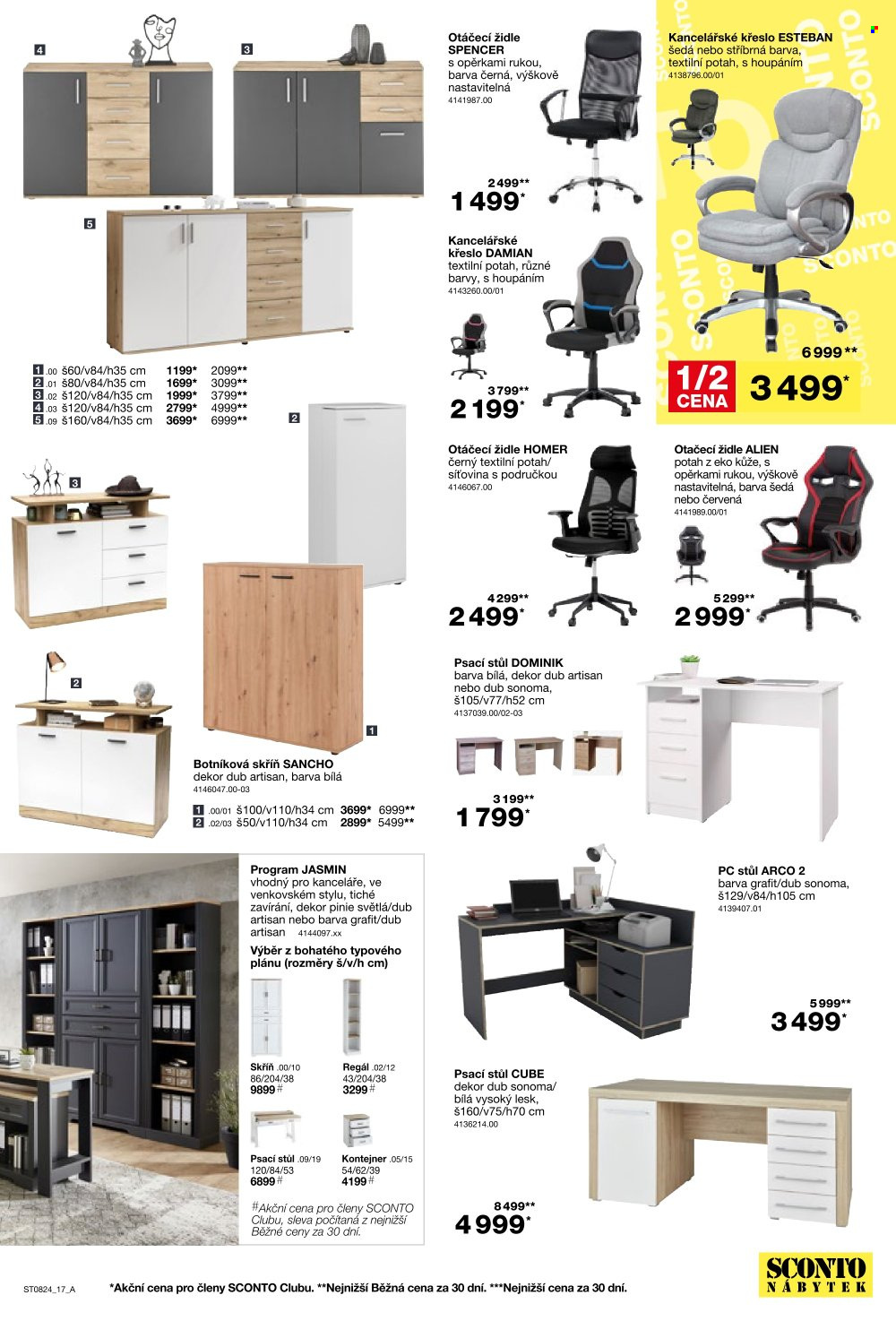 Leták SCONTO NÁBYTEK - 19.6.2024 - 16.7.2024. Strana 17