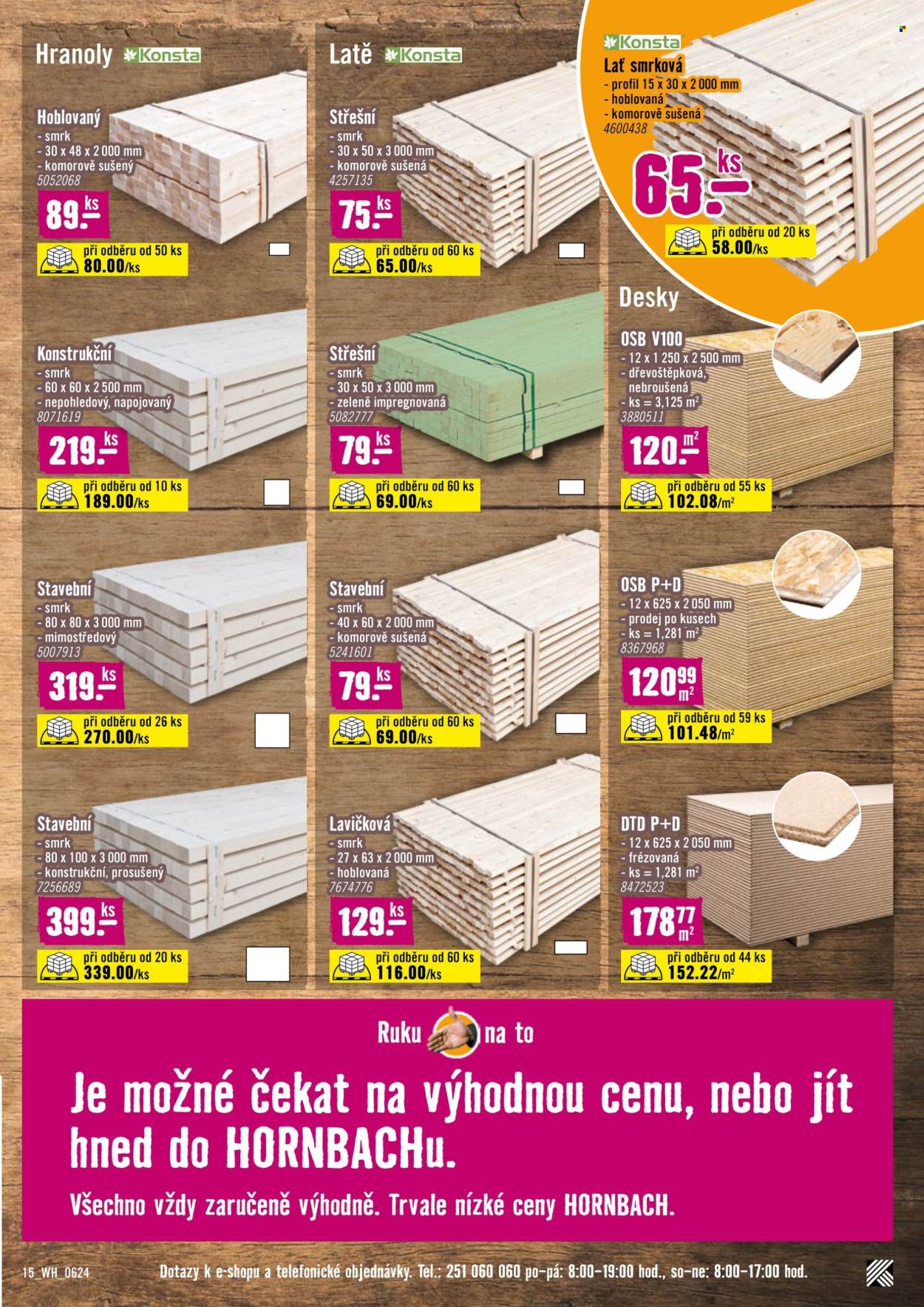Leták HORNBACH - 19.6.2024 - 3.7.2024. Strana 15