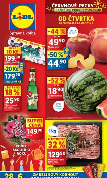 Leták Lidl - 27.6.2024 - 30.6.2024.