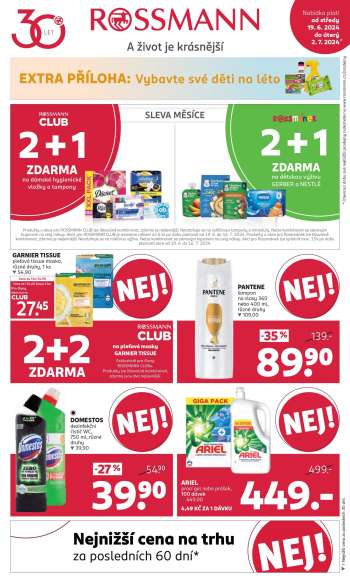 Leták ROSSMANN - 19.6.2024 - 2.7.2024.