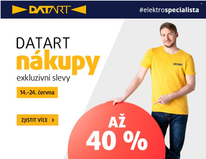 Leták DATART - 14.6.2024 - 24.6.2024. Strana 1