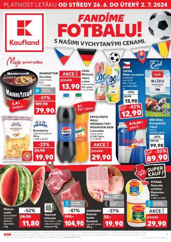 Leták Kaufland - 26.6.2024 - 2.7.2024.