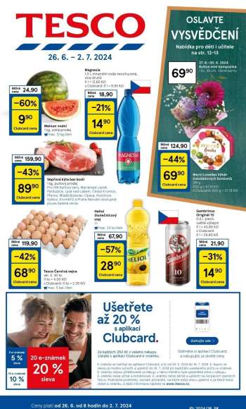 Leták TESCO - 26.6.2024 - 2.7.2024.