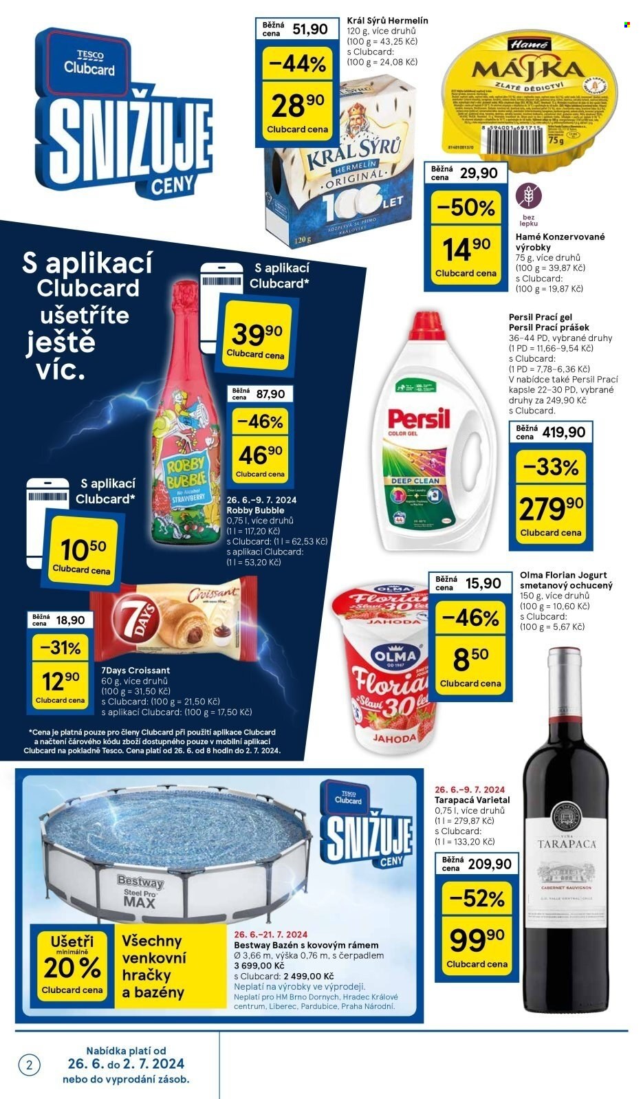 Leták TESCO - 26.6.2024 - 2.7.2024. Strana 2