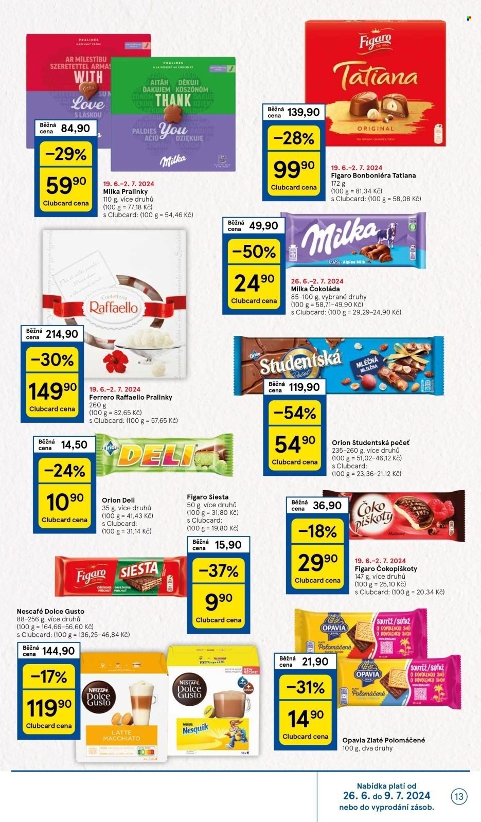 Leták TESCO - 26.6.2024 - 2.7.2024. Strana 13