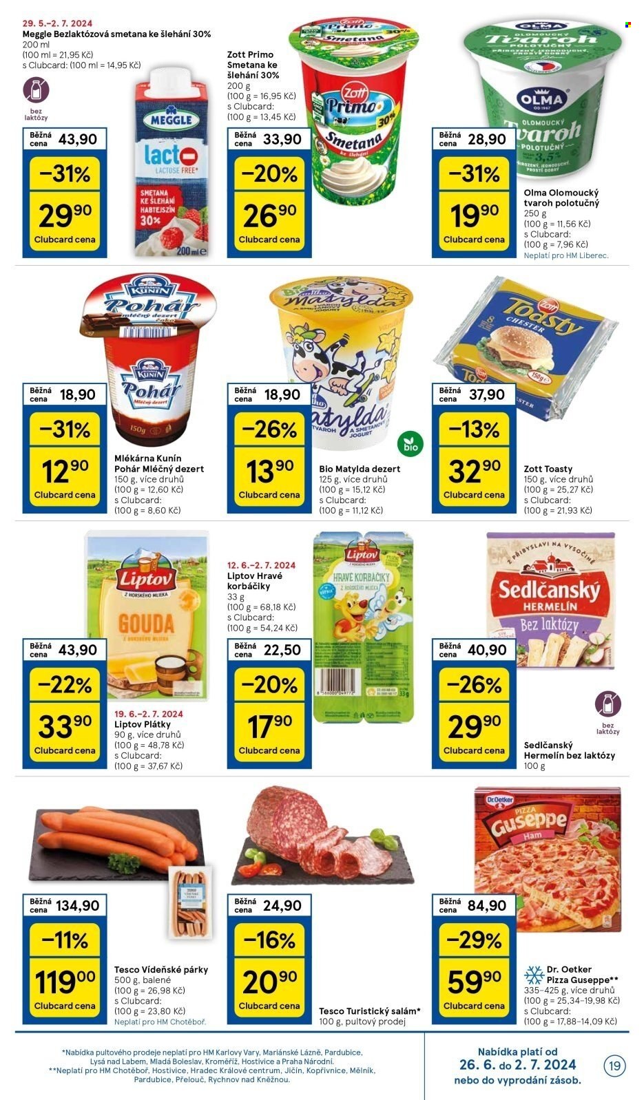 Leták TESCO - 26.6.2024 - 2.7.2024. Strana 19
